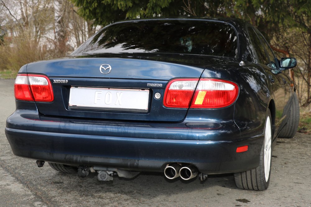 Fox Auspuff Sportauspuff Komplettanlage für Mazda Xedos 9 2,0l 105kW 2,5l