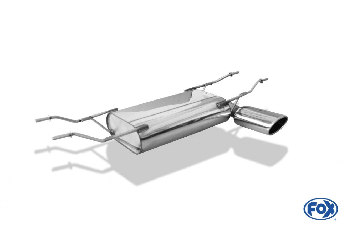 Fox Auspuff Sportauspuff Endschalldämpfer für Mazda MX-5 - ND 1,5l 96kW 2,0l