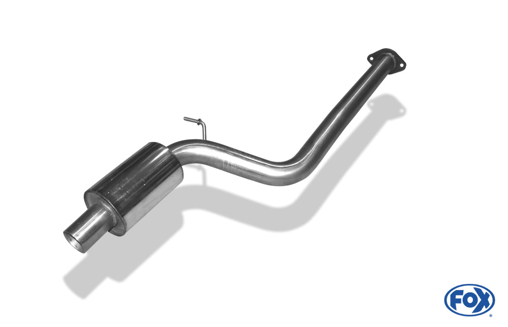 Fox Auspuff Sportauspuff Endschalldämpfer für Mazda 3 BL 1.6l 77kW Bj. 09-