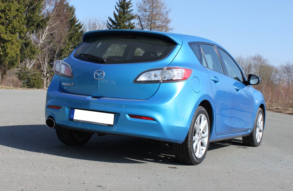 Fox Auspuff Sportauspuff Komplettanlage für Mazda 3 - BL 2.2l D 110/136kW