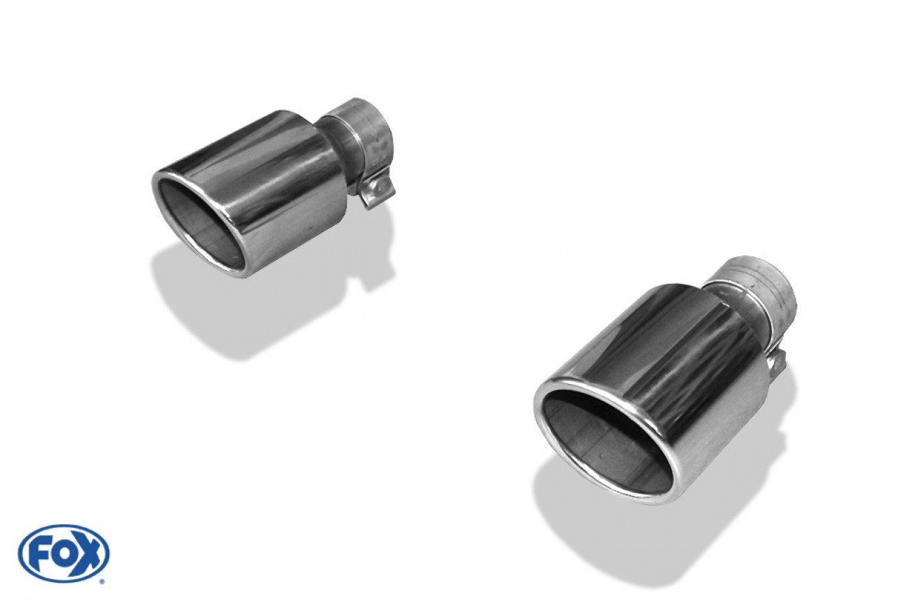 Fox Duplex Endrohrpaar für Mazda CX5 KE GH KF Endrohr Anschluss 54mm innen