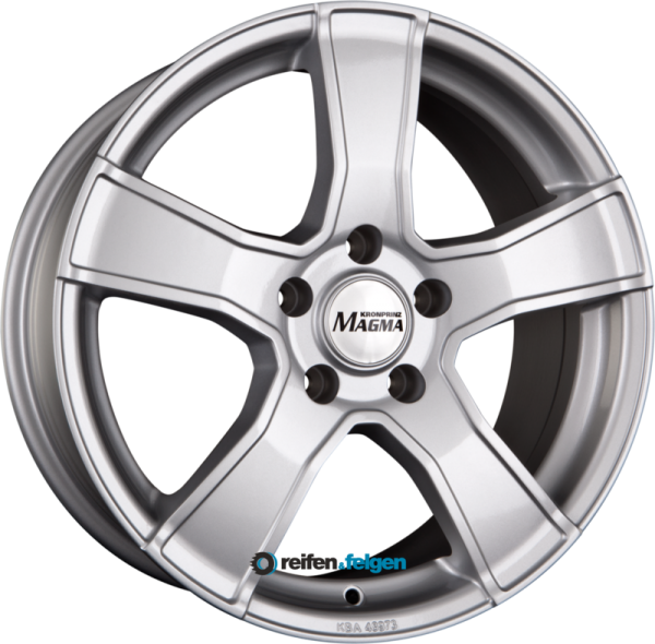 MAGMA TEZZO 6.5x15 ET24 4x108 NB65.1 lichtsilber-lackiert