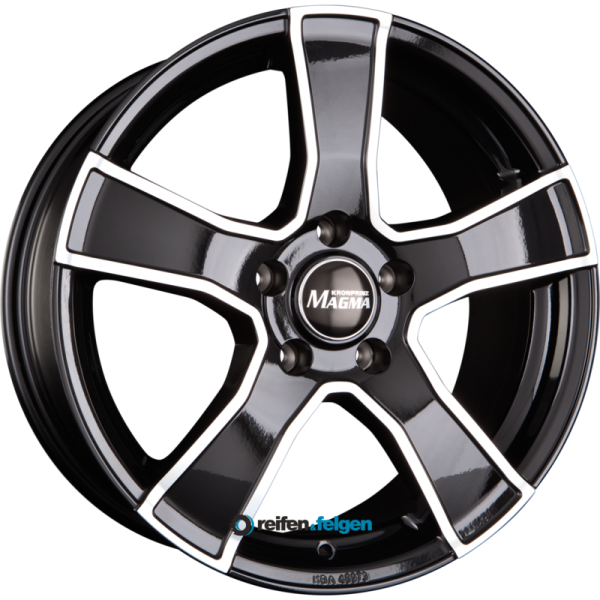 MAGMA TEZZO 6.5x16 ET26 4x108 NB65.1 lavaschwarz-poliert