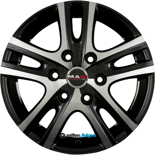 MAK ARIA 7x16 ET38 6x139.7 NB67.1 Black Mirror