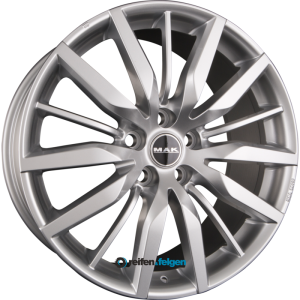 MAK BARBURY 8.5x20 ET40 5x114.3 NB76 Silver