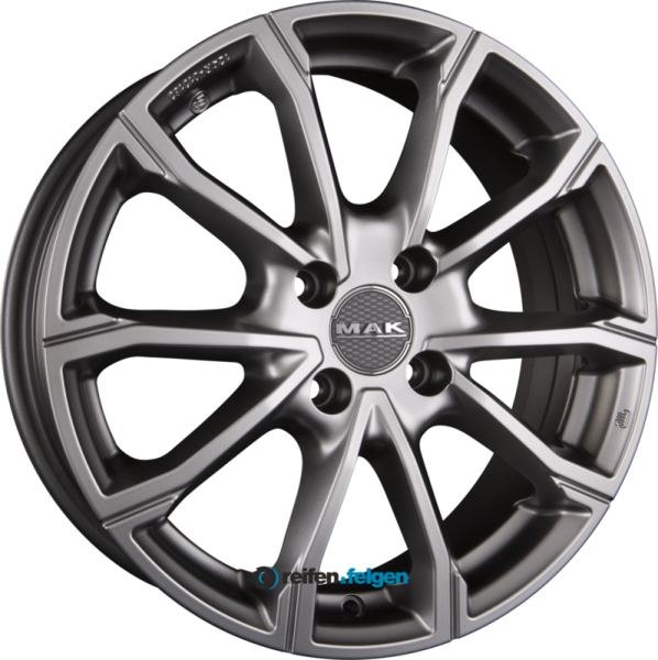 MAK DAVINCI 6.5x16 ET32 5x114.3 NB66.1 Matt Titan