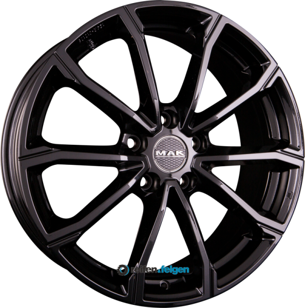 MAK DAVINCI 7x17 ET50 5x114.3 NB60.1 Gloss Black
