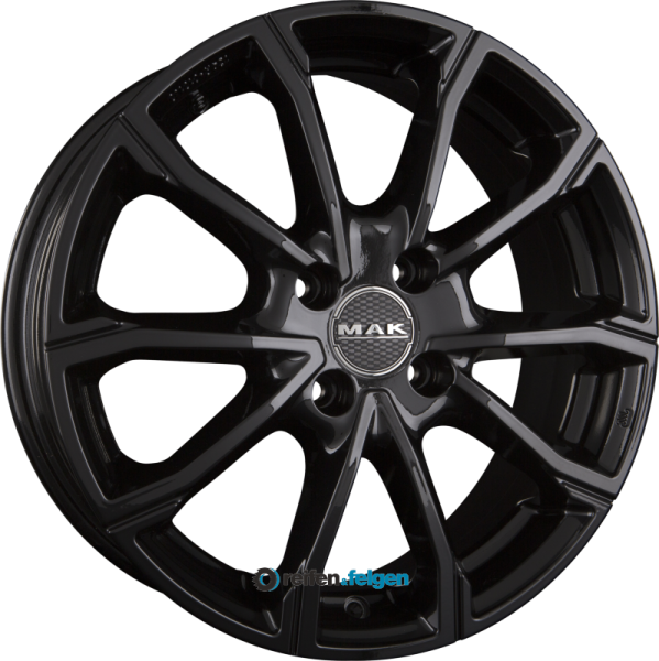 MAK DAVINCI 7x18 ET25 4x108 NB65.1 Gloss Black