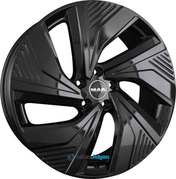 MAK ELECTRA 7.5x19 ET50 5x112 NB57.1 Gloss Black