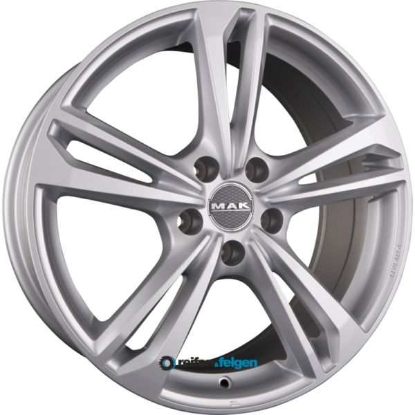 MAK EMBLEMA 6.5x16 ET40 5x100 NB57.1 Silver