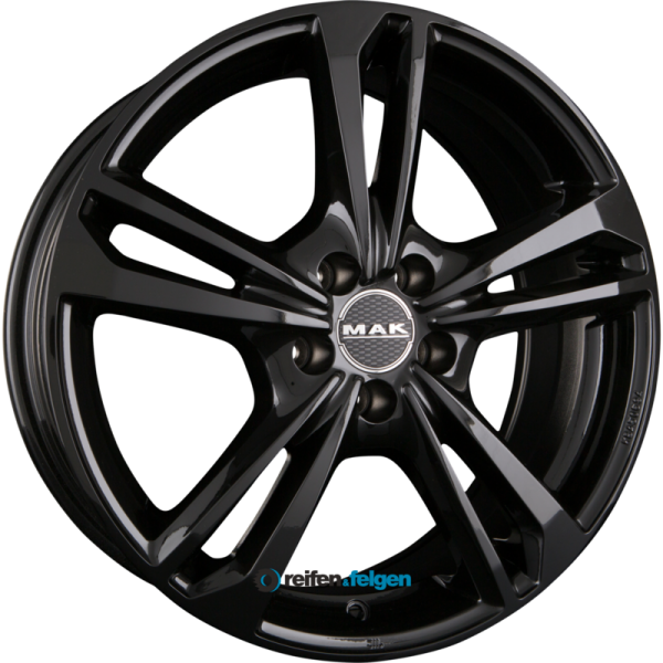 MAK EMBLEMA 7x17 ET25 4x108 NB65.1 Gloss Black