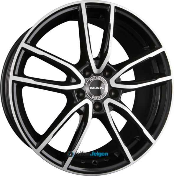 MAK EVO 10x21 ET22 5x112 NB66.6 Black Mirror