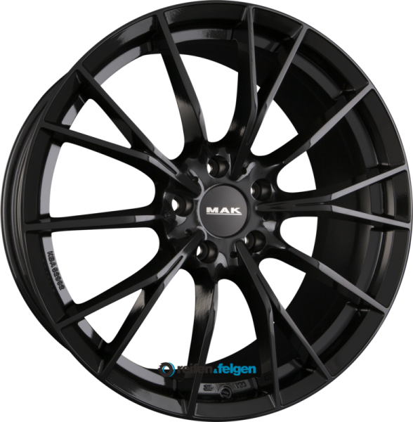 MAK FABRIK 8x18 ET20 5x112 NB66.6 Gloss Black