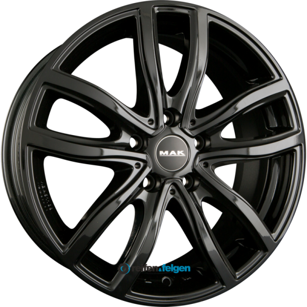 MAK FAHR 7.5x17 ET52 5x112 NB66.6 Gloss Black