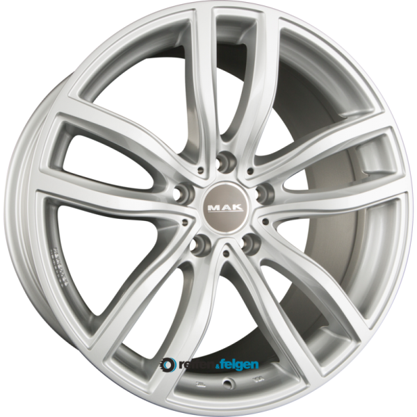 MAK FAHR 8x17 ET30 5x112 NB66.6 Silver