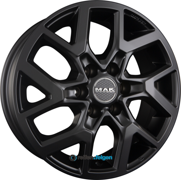 MAK GRAVEL 6.5x16 ET45 6x114.3 NB66.1 Matt Black