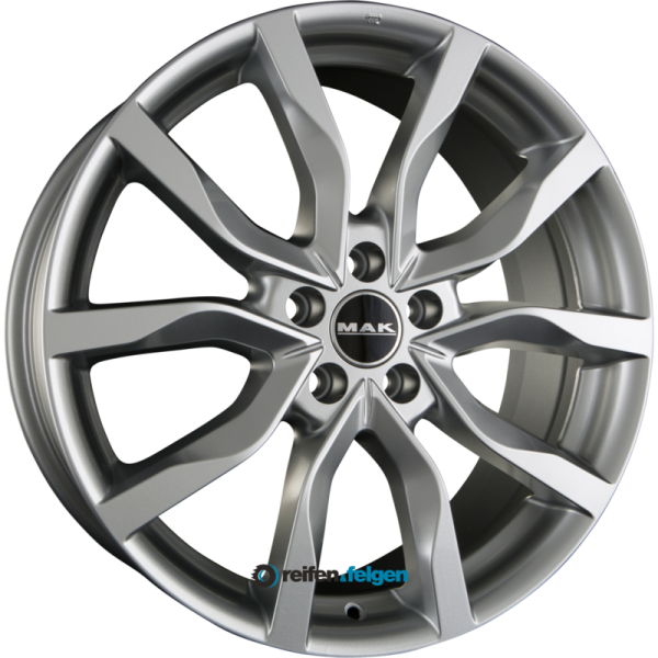 MAK HIGHLANDS 6.5x16 ET50 5x114.3 NB76 Silver