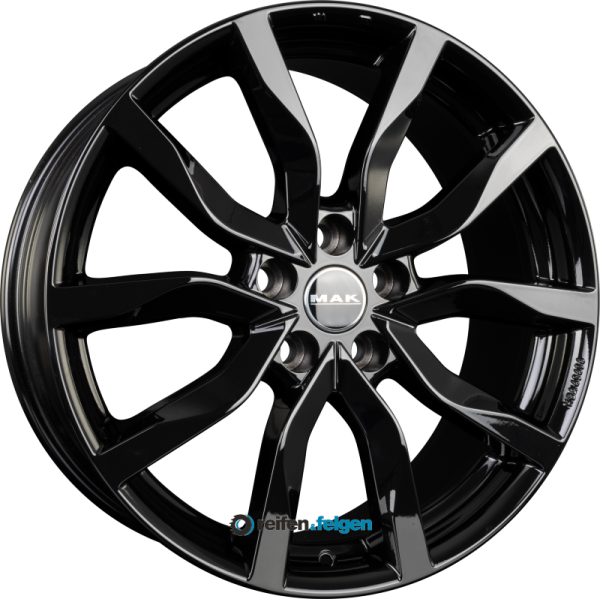MAK HIGHLANDS 8.5x20 ET40 5x120 NB72.6 Gloss Black