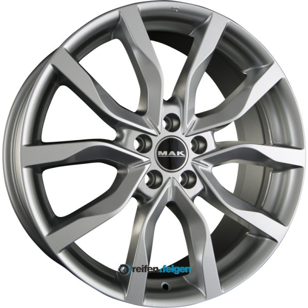 MAK HIGHLANDS 8.5x20 ET43 5x120 NB72.6 Silver