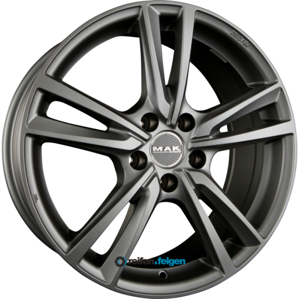 MAK ICONA 7x17 ET35 4x98 NB58.1 Matt Titan