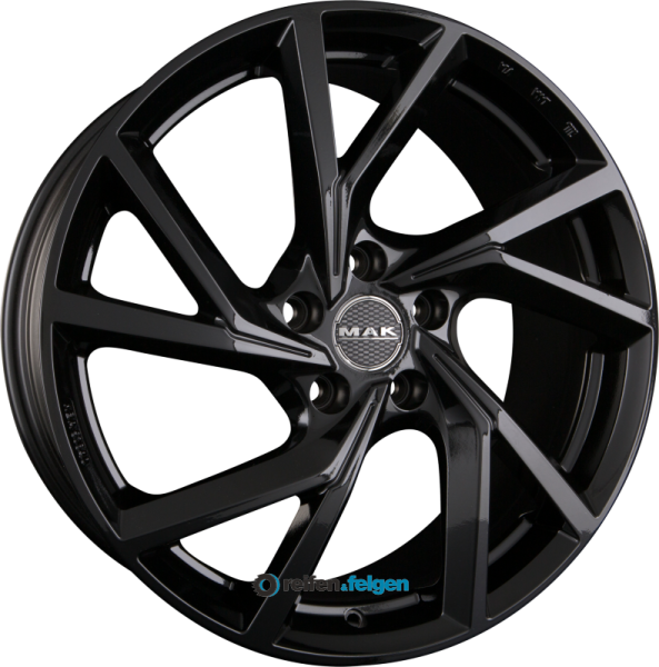 MAK KASSEL 7.5x17 ET40 5x112 NB57.1 Gloss Black