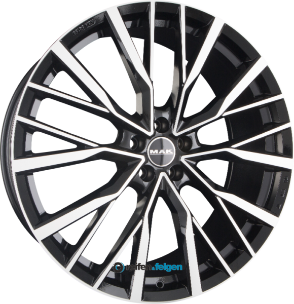 MAK KENT 8.5x20 ET38 5x120 NB72.6 Black Mirror Face