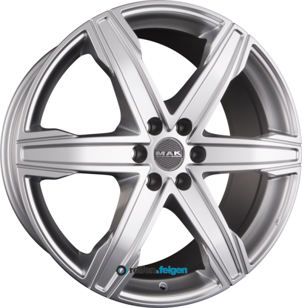 MAK KING 6 6.5x16 ET10 6x139.7 NB106.1 Silver