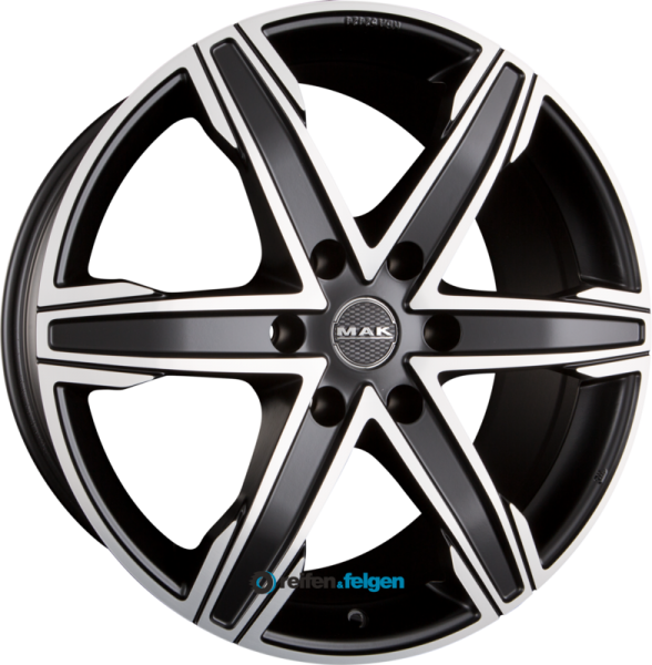 MAK KING 6 7x16 ET38 6x139.7 NB67.1 Ice Black