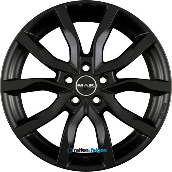 MAK KÖLN 9.5x21 ET52 5x130 NB71.6 Matt Black