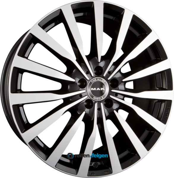 MAK KRONE 9x18 ET50 5x112 NB66.6 Black Mirror