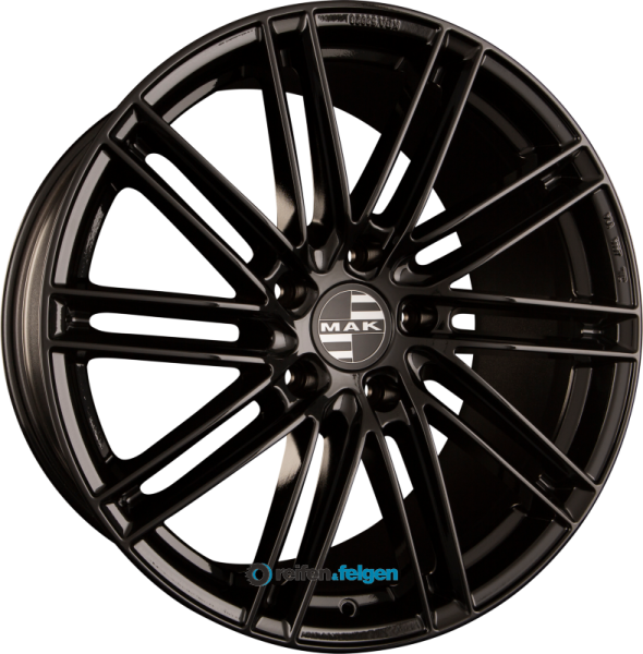 MAK LEIPZIG 10x21 ET33 5x130 NB84.1 Gloss Black