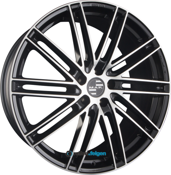 MAK LEIPZIG 10x21 ET50 5x130 NB71.6 Black Mirror Face