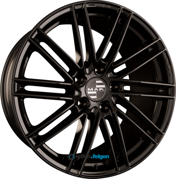 MAK LEIPZIG 11.5x21 ET58 5x130 NB71.6 Gloss Black