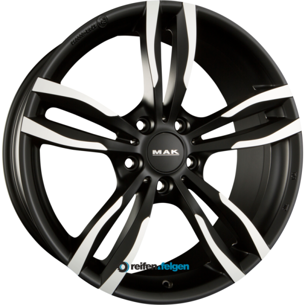 MAK LUFT 8x18 ET43 5x120 NB72.6 Ice Black