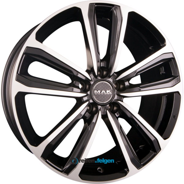 MAK MAGMA 7x17 ET48 5x100 NB56.1 Black Mirror