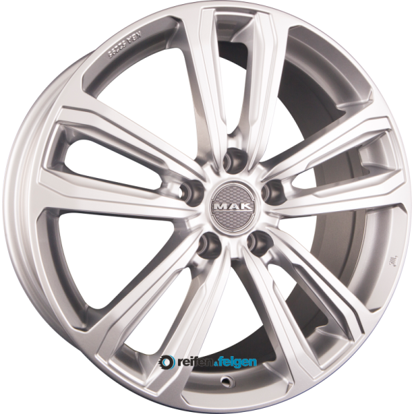 MAK MAGMA 7x17 ET50 5x114.3 NB67.1 Silver