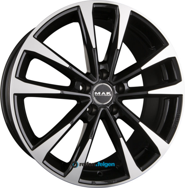 MAK MAIN 7.5x18 ET51 5x112 NB57.1 Black Mirror