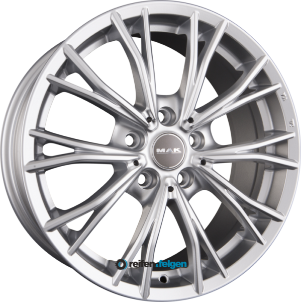 MAK MARK 9x18 ET40 5x112 NB66.6 Silver