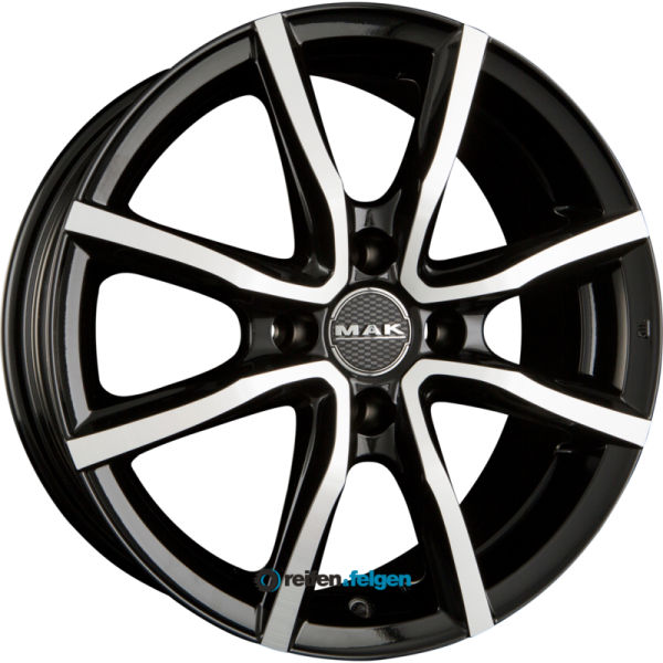 MAK MILANO 4 6.5x16 ET25 4x108 NB65.1 Black Mirror