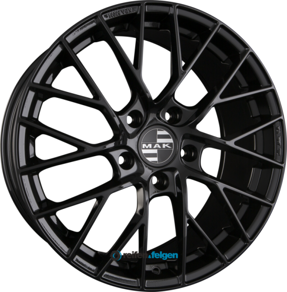 MAK MONACO 8.5x19 ET55 5x130 NB71.6 Gloss Black