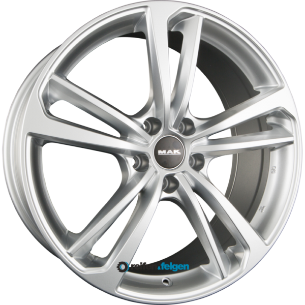 MAK NÜRBURG 8.5x20 ET45 5x108 NB63.4 Silver