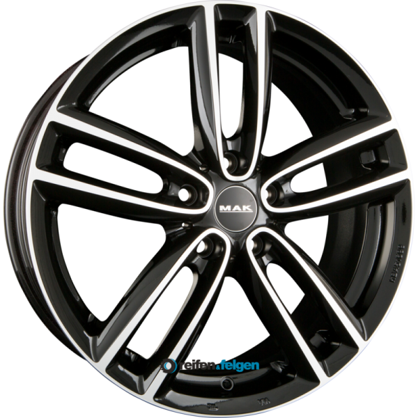 MAK OXFORD 7.5x18 ET42 5x112 NB66.6 Black Mirror