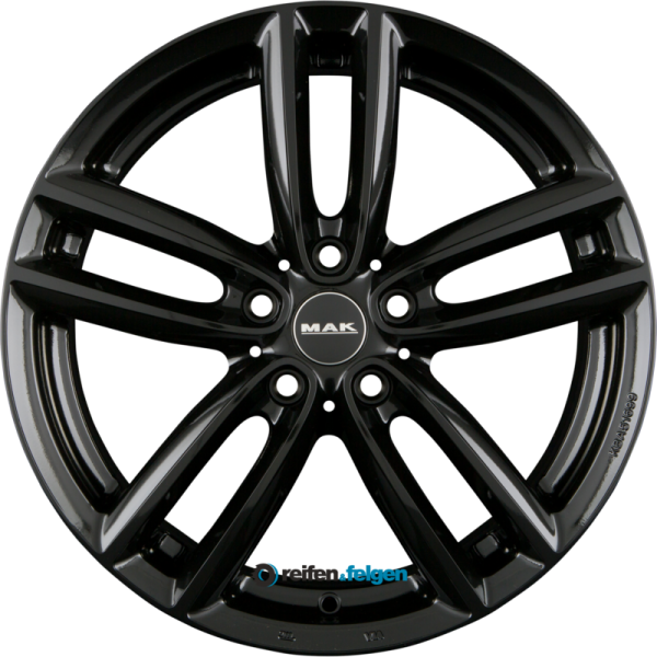 MAK OXFORD 7x16 ET52 5x112 NB66.6 Gloss Black