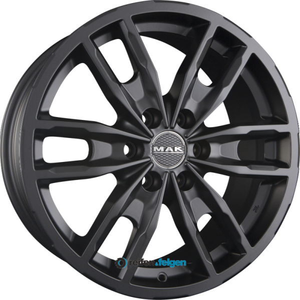 MAK PEAK 7.5x17 ET30 6x114.3 NB66.1 Matt Black