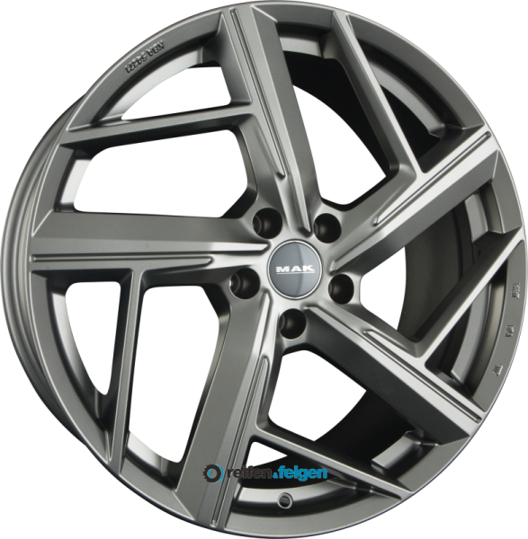 MAK QVATTRO 8.5x19 ET38 5x112 NB57.1 Matt Titan