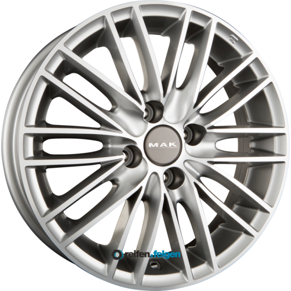 MAK RAPIDE 11.5x21 ET38 5x120 NB72.6 Graphite Mirror Face