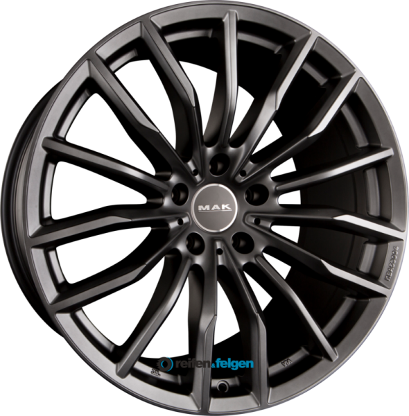 MAK RAPP 9.5x21 ET37 5x112 NB66.6 Matt Titan