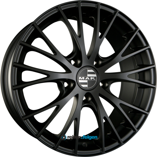 MAK RENNEN 9.5x19 ET45 5x130 NB71.6 Matt Black