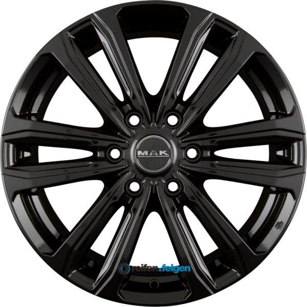 MAK SAFARI 6 7.5x17 ET25 6x139.7 NB106.2 Gloss Black