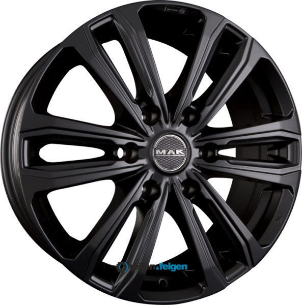 MAK SAFARI 6 7.5x18 ET38 6x139.7 NB67.1 Matt Black
